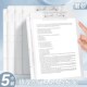 a4透明板夹亚克力文件夹加厚资料夹学生写字垫板办公用品A5菜单夹