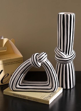 花瓶轻奢高级感摆件高档客厅2025新款电视柜展示柜酒柜家居装饰