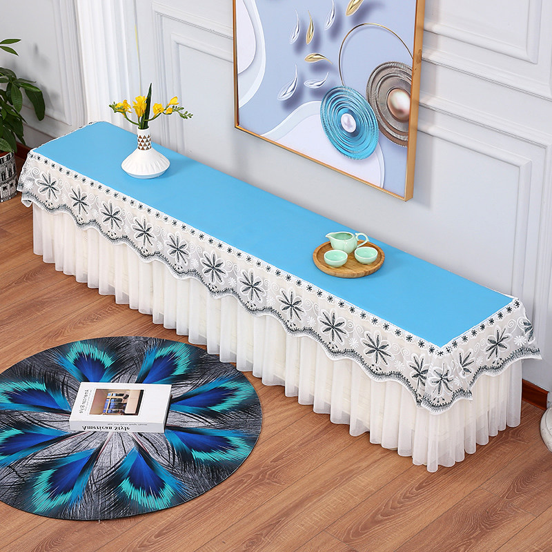 新款电视柜罩套全包蕾丝长方形电视柜防尘罩防水防油防烫客厅简约,居家布艺,万能盖巾,淘宝优惠券,粉丝福利购,淘宝优惠卷