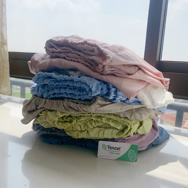 定制订做100s支奥地利t兰精天丝莱赛尔床笠夏季凉感榻榻米床垫套