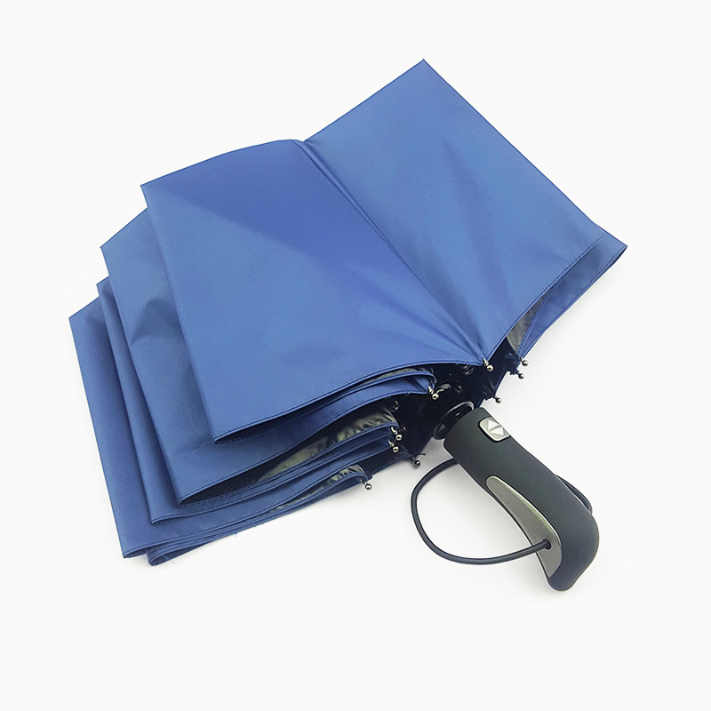 超大全自动雨伞折叠男女学生商务三折伞晴雨两用广告伞定制.印log