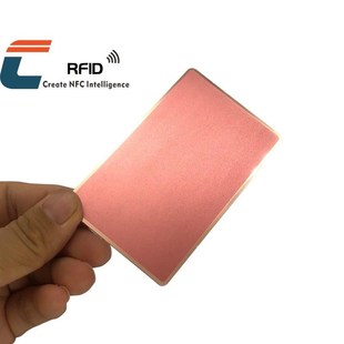 彩色不锈钢镜面NFC电子名片金属名片空白卡片215感应智能名片