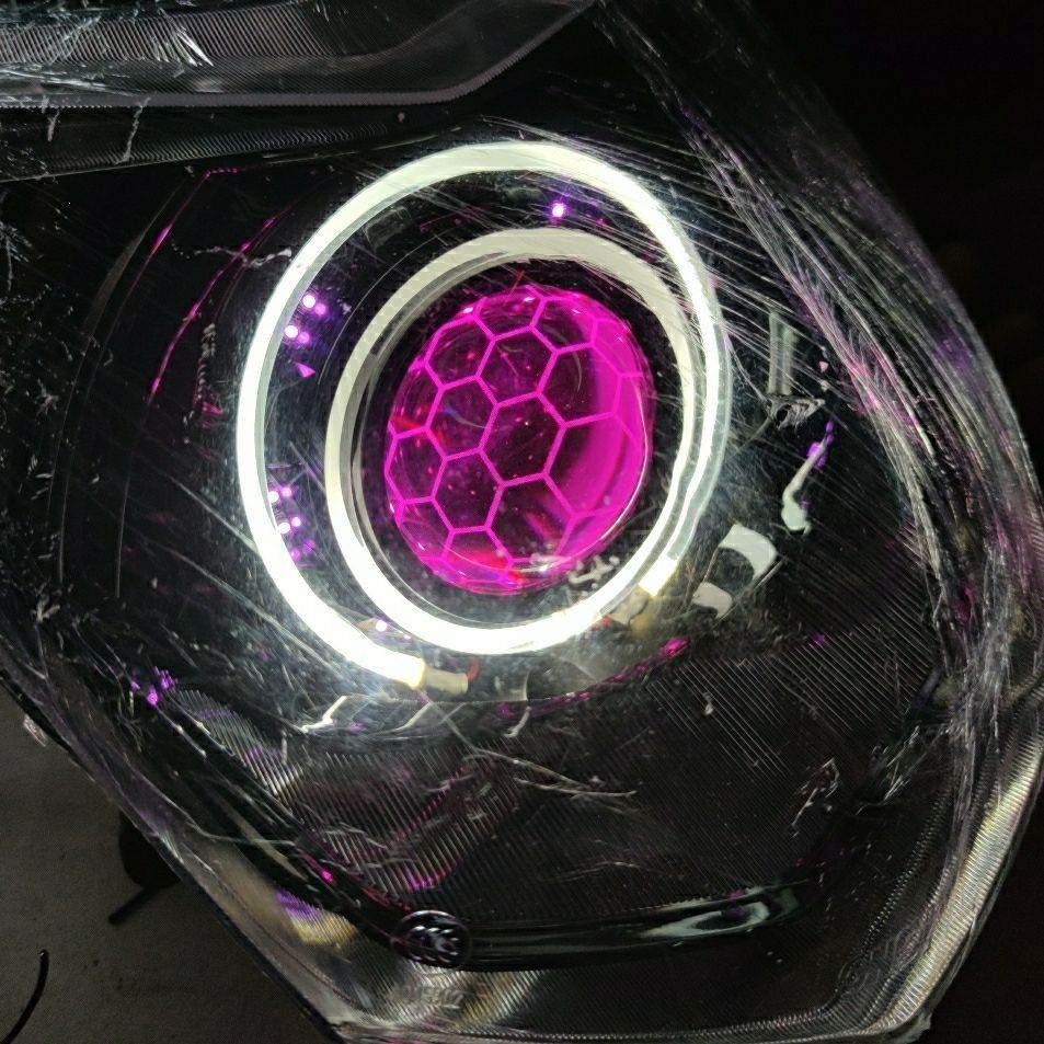 劲战四代目三代目总成大灯led蜂窝直上