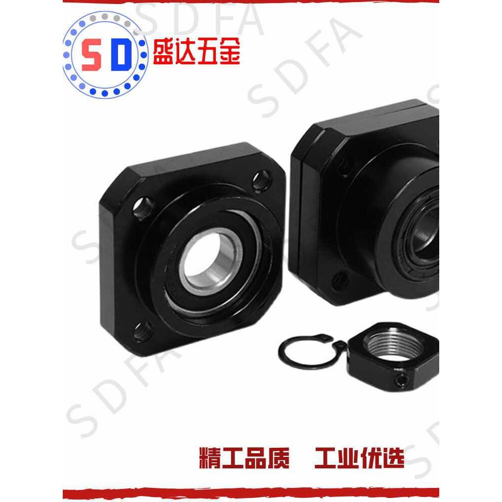 滚珠丝杆支座组件TSPA-6/8/10/12/15/20/25 固定侧上隆尺寸