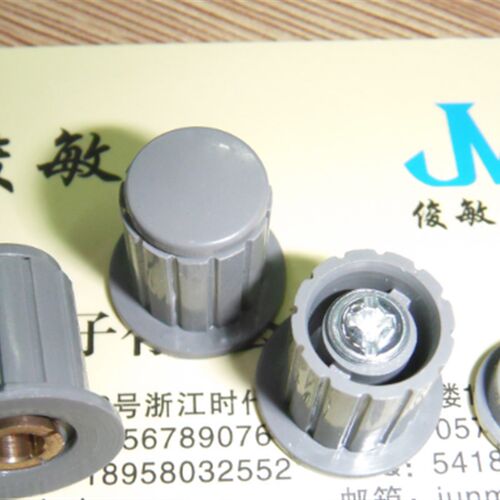 KYP16-16-4电位器旋钮帽塑料旋钮 内孔4mm铜芯灰色 配WXD3-13 WH5