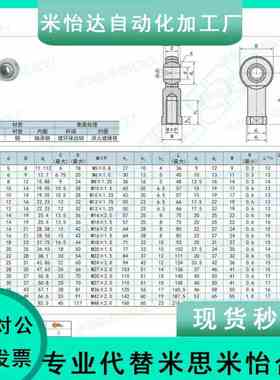 内螺纹杆端关节轴承REBN5/6/8/10/12/14/16/18/20/22/25/28/30/35