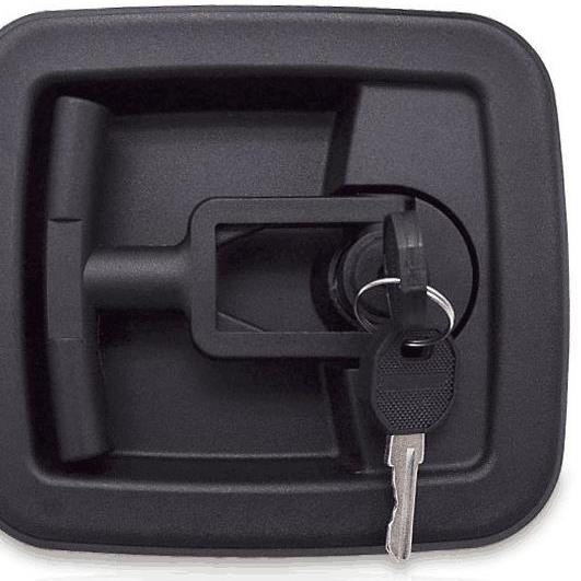 塑料防水面板锁 折叠把手门锁 机罩T型旋转门锁面罩转锁工业锁