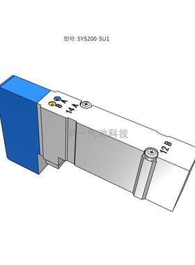 SMC 原装正品SY5200-5U1系列 5通电磁阀 插入式