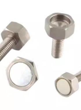 外螺纹带座磁铁BML01-M3/4/5/6/8/10-L10/15/20/25 调整螺钉型