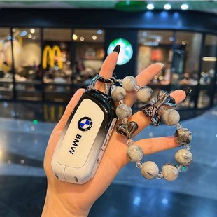 适用宝马钥匙套23款X1X7X5L新5系7系735li/iX/i7/X6女iX1扣740壳