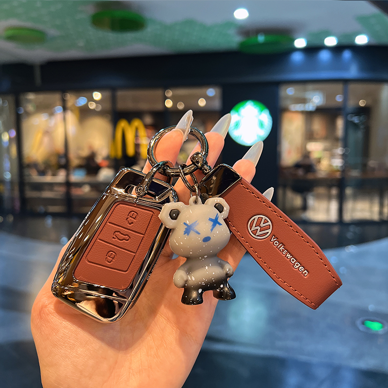 适用大众迈腾钥匙套b8车330豪华帕萨特380龙腾版cc专用扣壳2024款