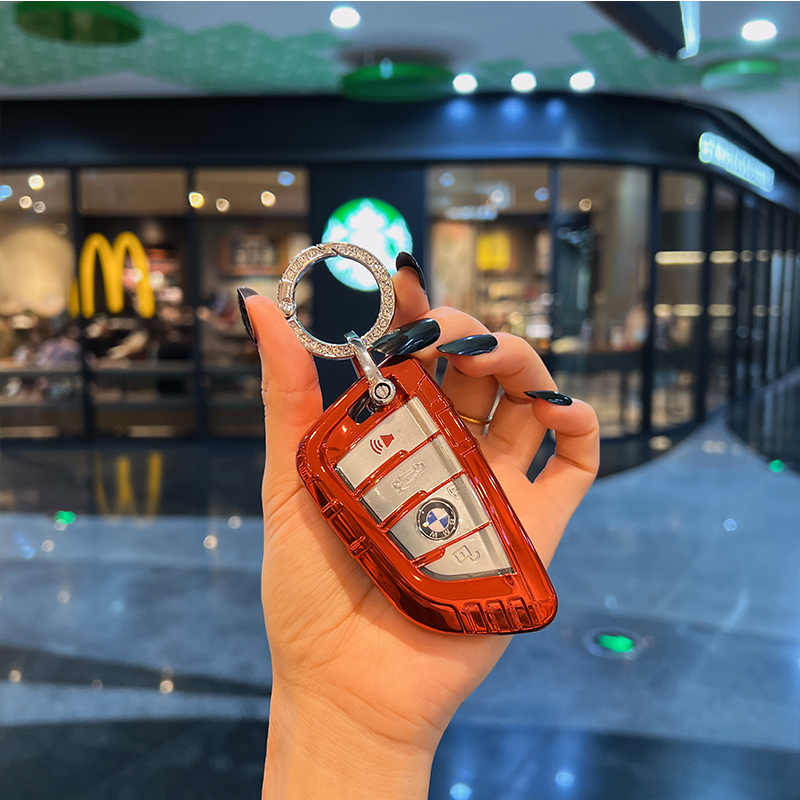 适用宝马钥匙套3系5系1系7系x1x2x3x4x5x6刀锋壳530车320li高级扣