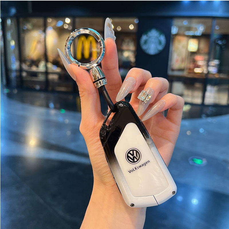 大众途昂x钥匙套id4高尔夫8揽巡id3探岳L凌渡L包id6扣金属壳男女