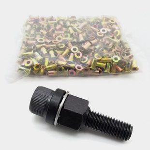 拉铆螺母简易汽车手动工具拉平头拉铆螺母牌照母家用铆钉铁皮头