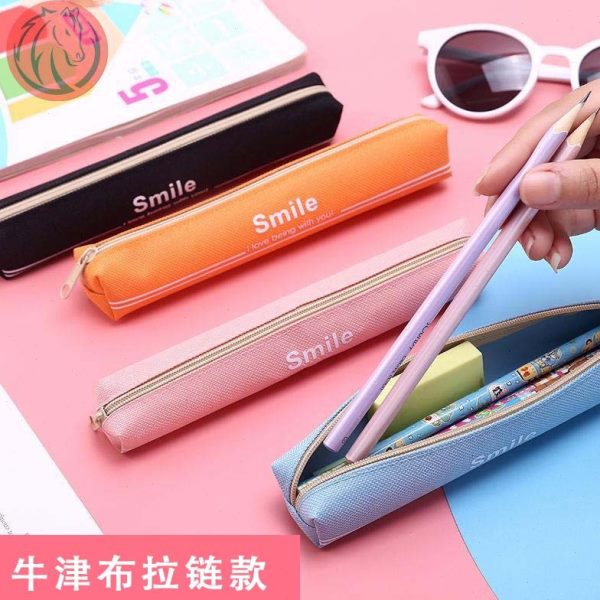 笔袋笔可携小学生帆布创意网红女迷你女孩文具袋简约ins风一年级