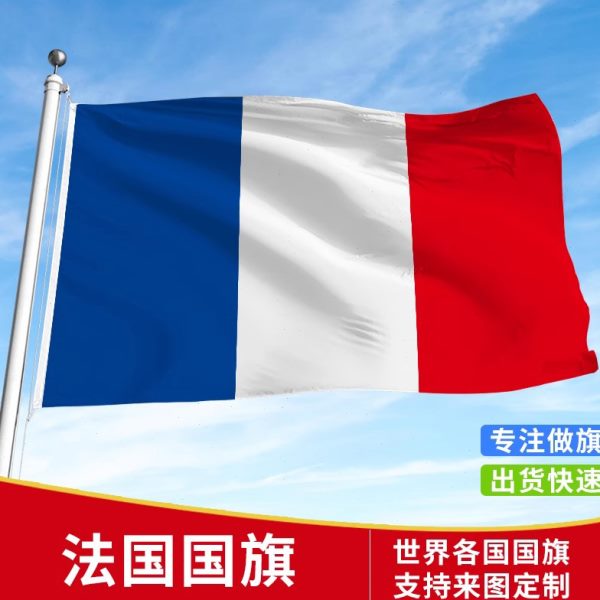 旗飘旗户外会议旗装饰法国3吊旗4号万国旗帜运动旗外定制小国旗旗