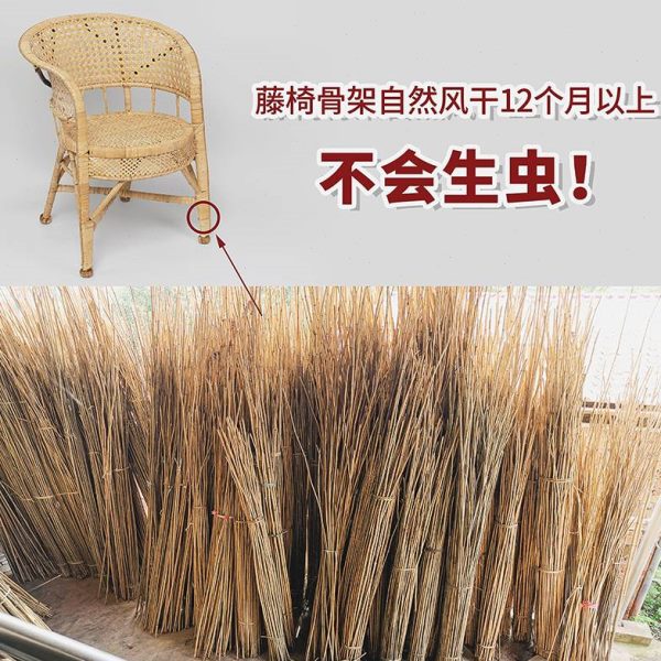 真手工四川天然老人椅藤椅户外夏季子家用凳子靠背阳台竹老式