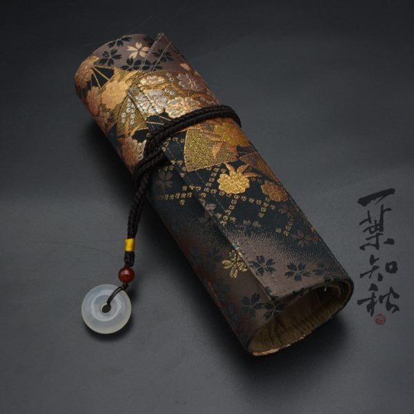 叶知【抚今追昔(秋笔帘钢笔 包邮)】西阵织 合并/白金黑金/经典一