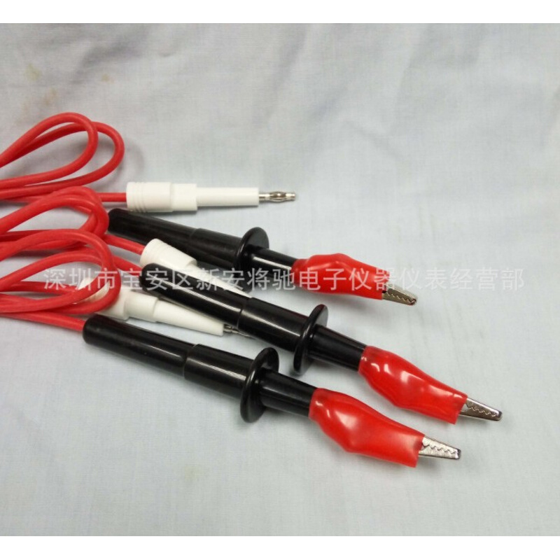 。两副耐压测试仪用高压线夹耐压20KV电流5A耐压仪高压棒测量线夹