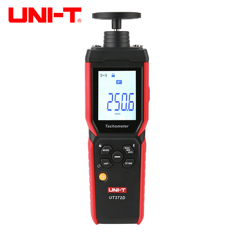 。优利德UT372D转速表高精度光电测速计非接触二合一马达线速测速