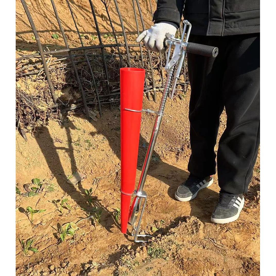 秧苗移栽器种菜专用工具栽苗打孔神器辣椒苗移栽机农用栽苗移栽器