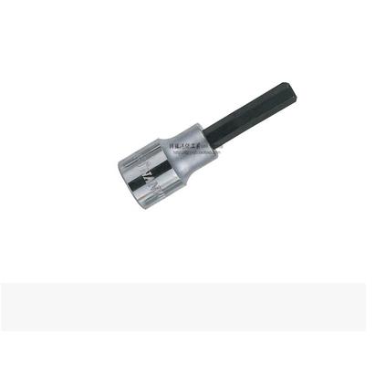 南豫工具1/4X38长手动压配套筒6.3mm内六角套筒批头H3-H8套筒扳手