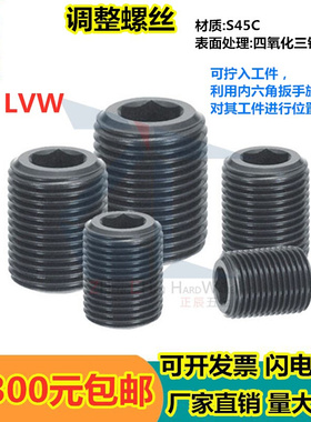 。PAF01碳钢细牙内六角调整螺丝LVW12/16/20/24/30-10/20/40LVFW
