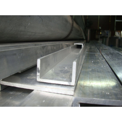 。U型槽铝 铝槽 40*75*40 厚度6MM U型槽铝 槽铝 厚壁铝槽