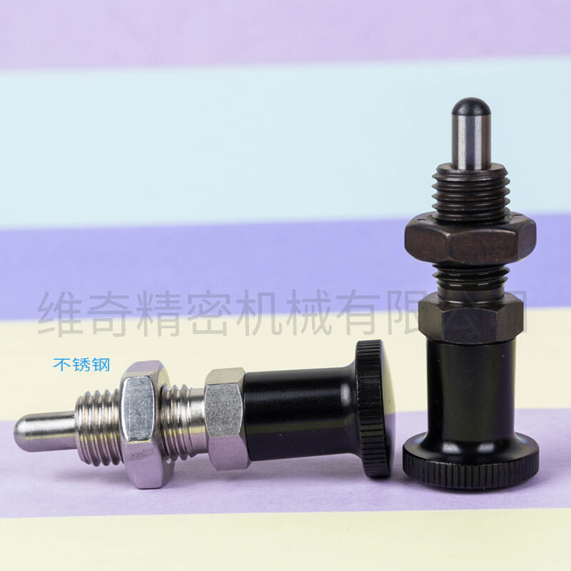 。旋钮柱塞 分度销替用米思米PXAN /PXKN复位型细牙M5 M6 M8 ~ M1