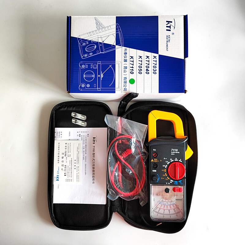 。科泰KT7110KT7120KT7160高精度指针式钳形表电工仪表机械数据保