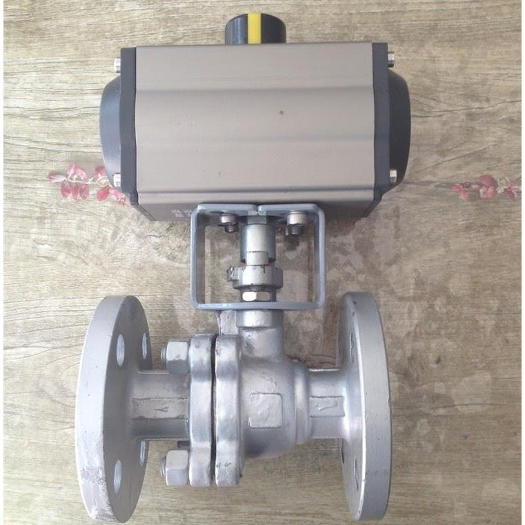 气动球阀 DN15 20 25 32 40 50 65 80 100 150 200  法兰 气动阀