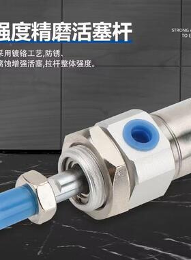 不锈钢迷你气缸MF20/25/32/40X25X30X50X60X75X80X100X125X150SCM