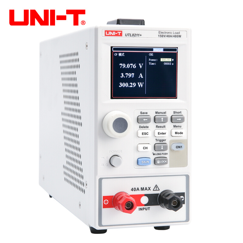 。优利德UTL8211+/8212+高精度双通道直流电子负载动态电流自动测