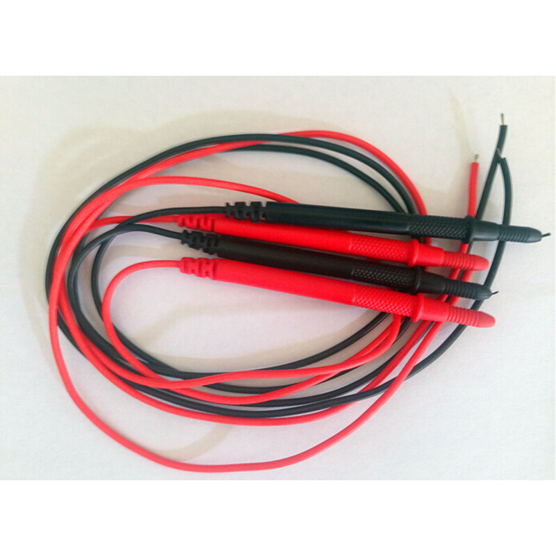 。国产万用表焊接表笔 卡片万用表表笔 袖珍万能表测试线表棒