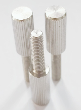 。TAH71碳钢镀镍滚花型手拧固定螺丝LRLM3/4/5/6/8/10-6/10/16/20