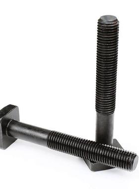 40Cr加硬10.9级T型螺丝M12-M30 T形模具压板冲床铣床螺栓螺杆黑色