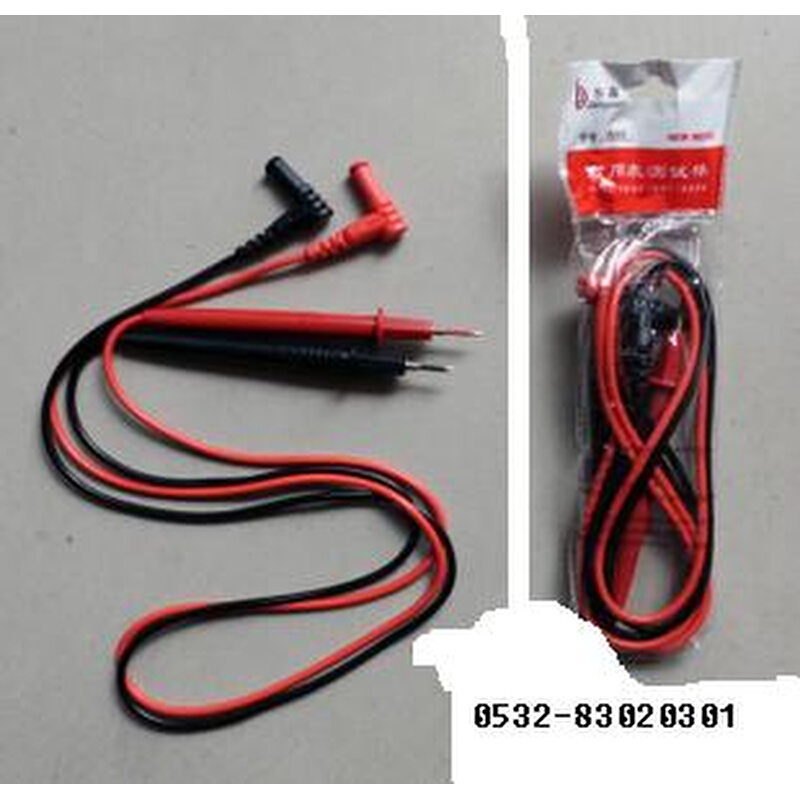 热销。青岛数字式万用表 通用型特软测试棒 红黑测试线万用表表笔