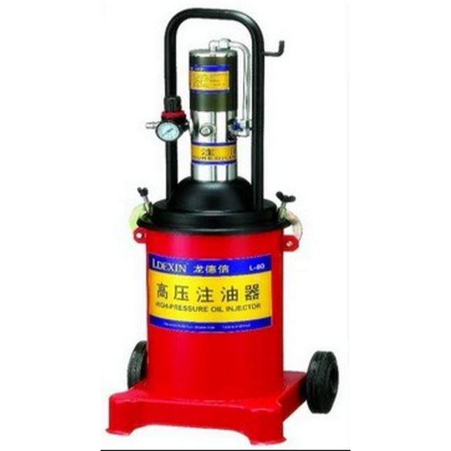 龙德信气动黄油机13L气动高压注油器Ｌ-8Ｑ高压黄油枪 黄油加注机