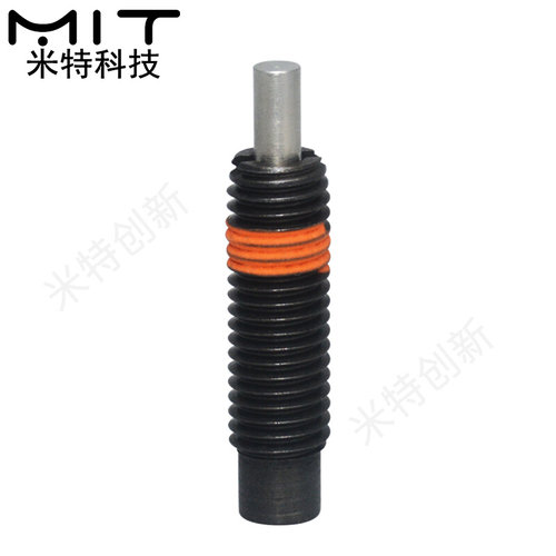 。PJLF弹簧柱塞前端平面型销子定位销M568碳钢粗牙螺纹锁紧销螺栓