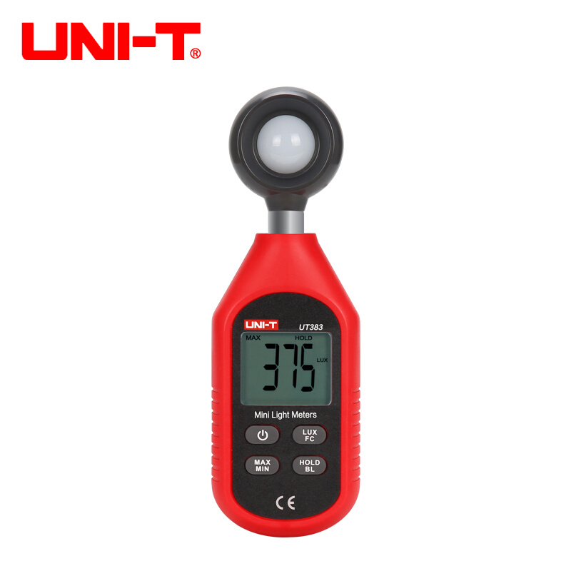 。优利德UT381/382/UT383BT/383S/数字式照度仪光度计亮度计测光