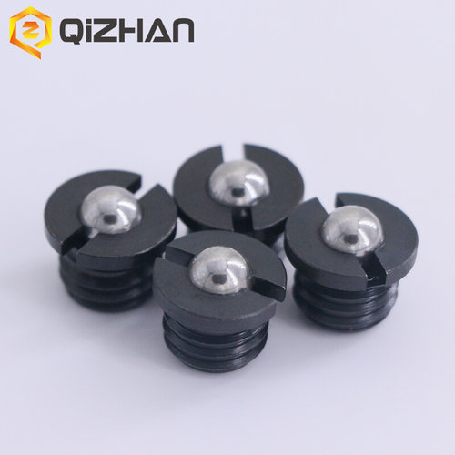 。球头柱塞法兰型FBPJ带螺纹压入式定位珠弹簧波珠螺丝定位M5-M16