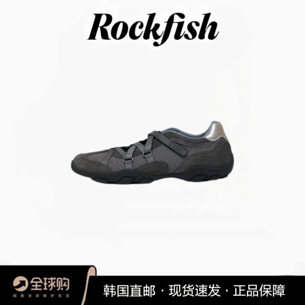 直邮rockfish交叉绑带芭蕾舞鞋图片