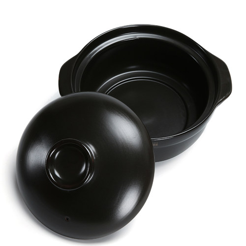 陶瓷砂锅盖子汤煲瓷煲石锅盖子黑色沙锅盖汤锅炖锅盖煲仔饭砂锅盖