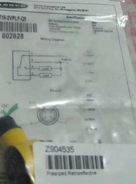 BANNER邦纳冲洗感测器T18-2VPLP-Q8