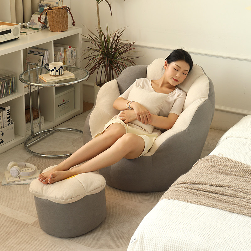 懒人沙发可睡可躺卧室小沙发单人躺椅榻榻米豆袋沙发椅网红懒人椅,住宅家具,懒人沙发,淘宝优惠券,粉丝福利购,淘宝优惠卷