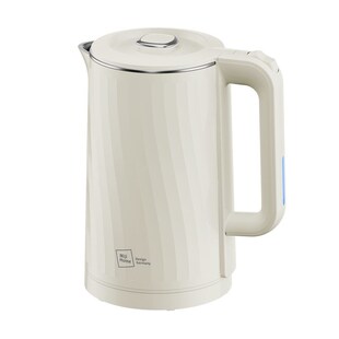 米技生活电热水壶HK-L1516家用双层隔热烧水壶