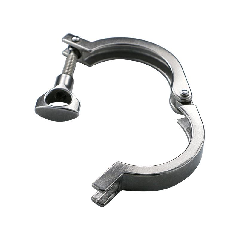 304不锈钢卫生级快装卡箍卡盘管夹快开快速接头紧固水管喉箍抱箍