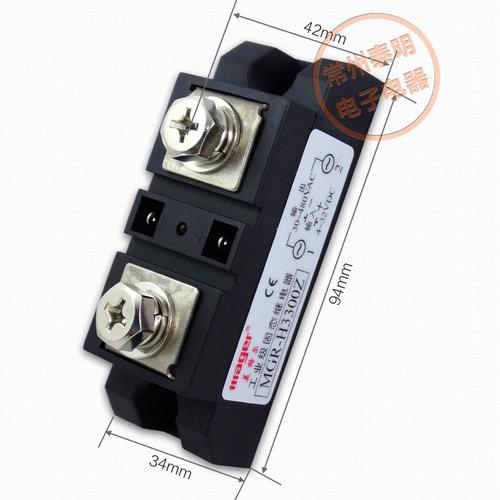 。美格尔工业级模块固态继电器DC-AC H3300Z工业模块继电器300A