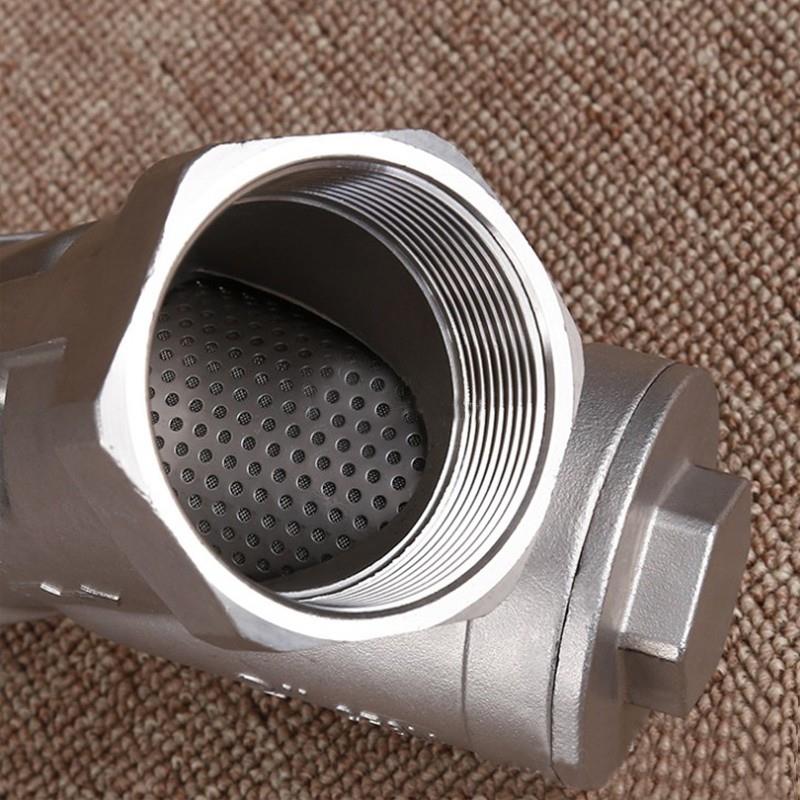 316不锈钢y过滤器水暖水管过滤器4/6分/dn15 1寸2 丝扣Y型过滤器