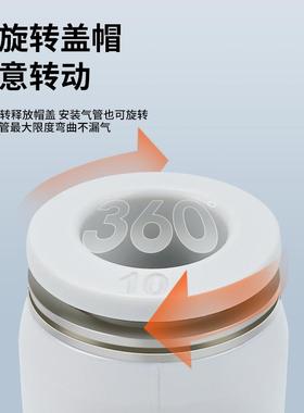 白色气动接头PX6-01气管PD12-04快插接头Y/T型正三通PB8-02/10-03